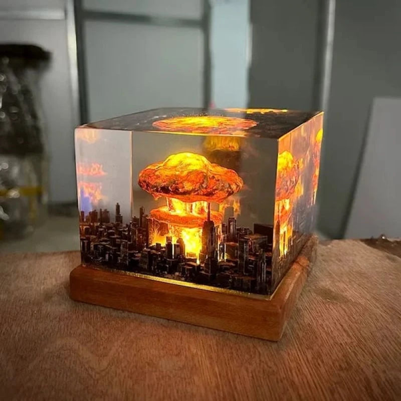 Explosion Mushroom Cloud Night Lamp Ornaments