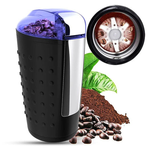 5Core Coffee Grinder 85 Gram Capacity 150W Electric Bean Spice Grinders Black