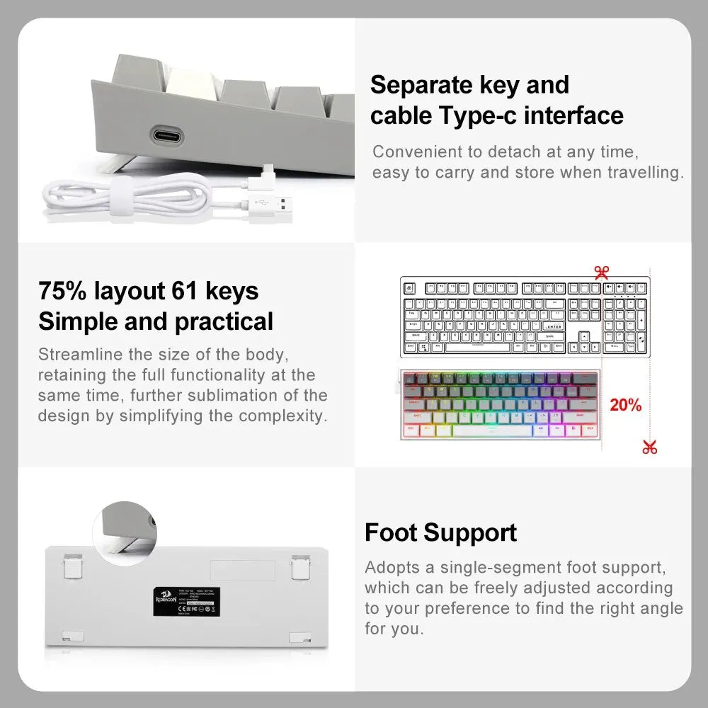 Reprogramme Gon Fizz-Mini Mechanical Keyboard