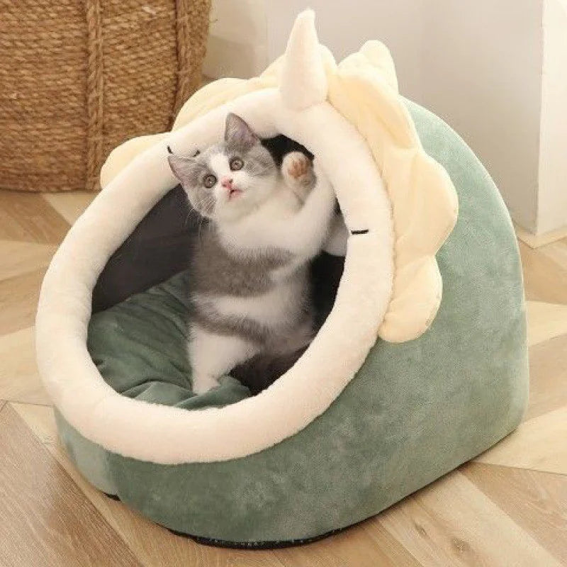 Cat Litter Villa Semi-enclosed Removable And Washable Cat House