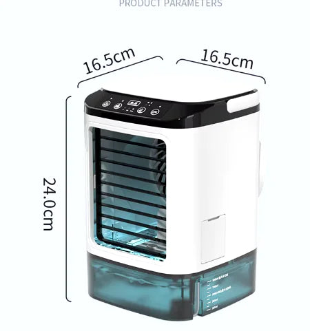 Dual Spray USB Portable Air Cooler Fan